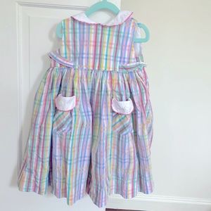 Bella Bliss pastel plaid dress